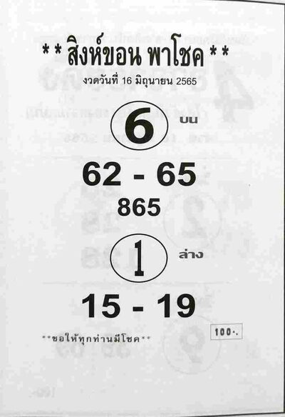 หวยสิงห์ขอน-16-6-65