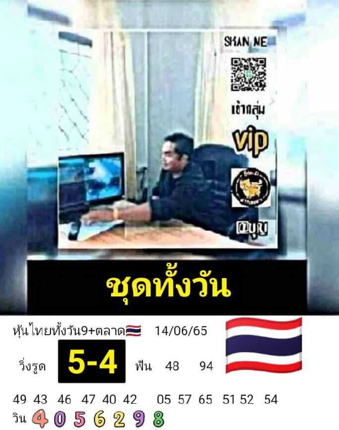 หวยหุ้นวันนี้ 14-6-65 ชุด (6)