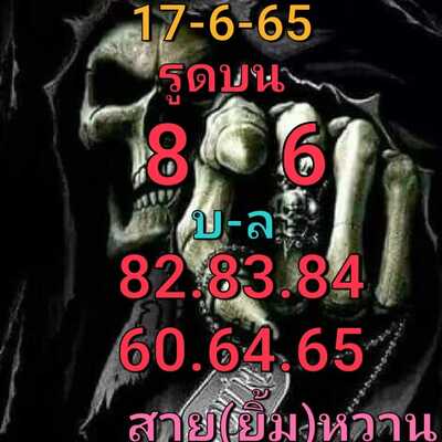 หวยหุ้นวันนี้ 17-6-65 ชุด (6)