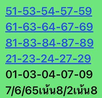 หวยหุ้นวันนี้ 7-6-65 ชุด (3)