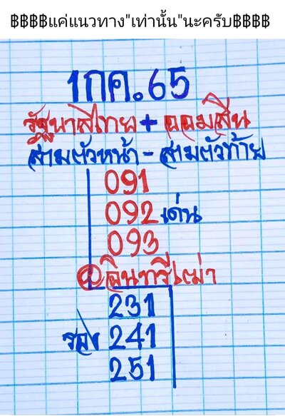 หวยอินทรีย์เฒ่า1-7-65