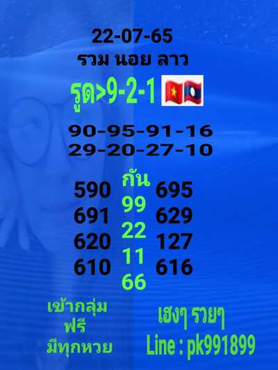 หวยลาววันนี้ 22-7-65 ชุดที่ (1)