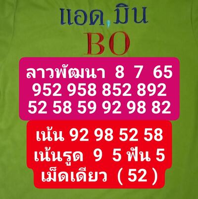 หวยลาววันนี้ 8-7-65 ชุดที่ (4)