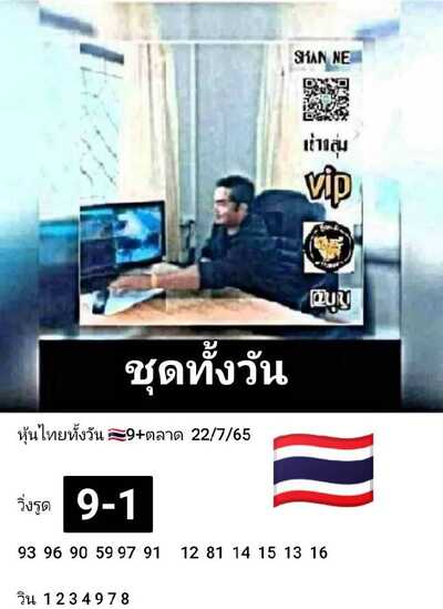 หวยหุ้นวันนี้ 22-7-65 ชุด (7)