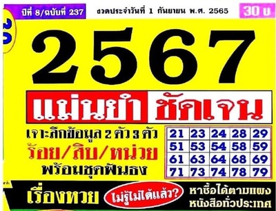 หวยประชานิยม-1-9-65