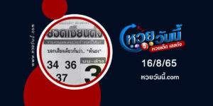 หวยยอดเซียนดัง-งวด16-8-65