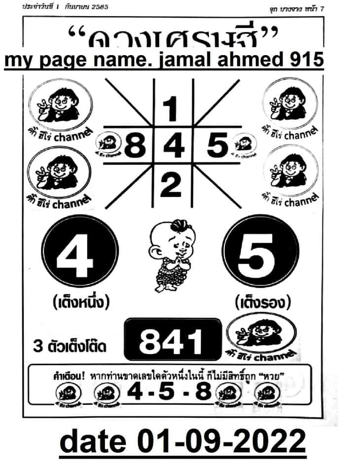 เลขดวงเศรษฐี 1-9-65