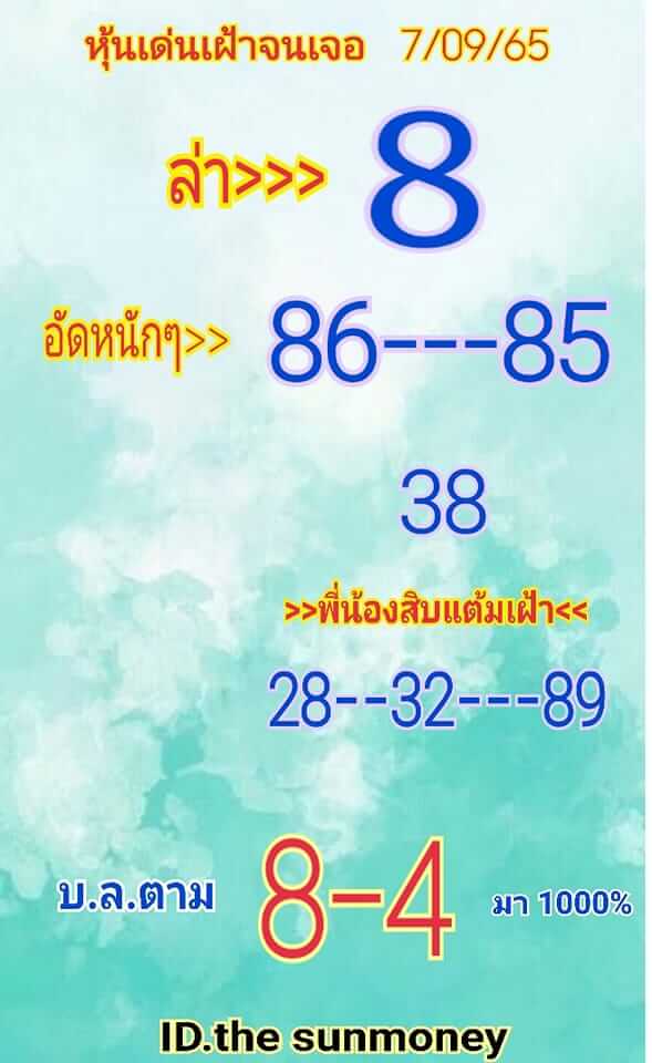 หวยหุ้นวันนี้ 7-9-65 ชุด (6)