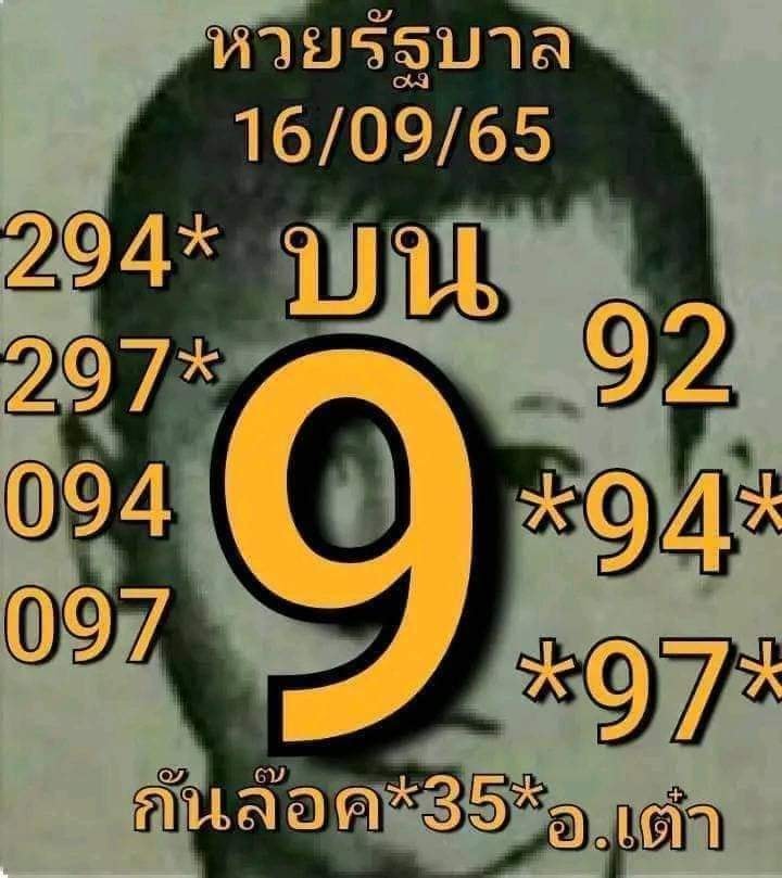 หวยอ.เต๋า 16-9-65