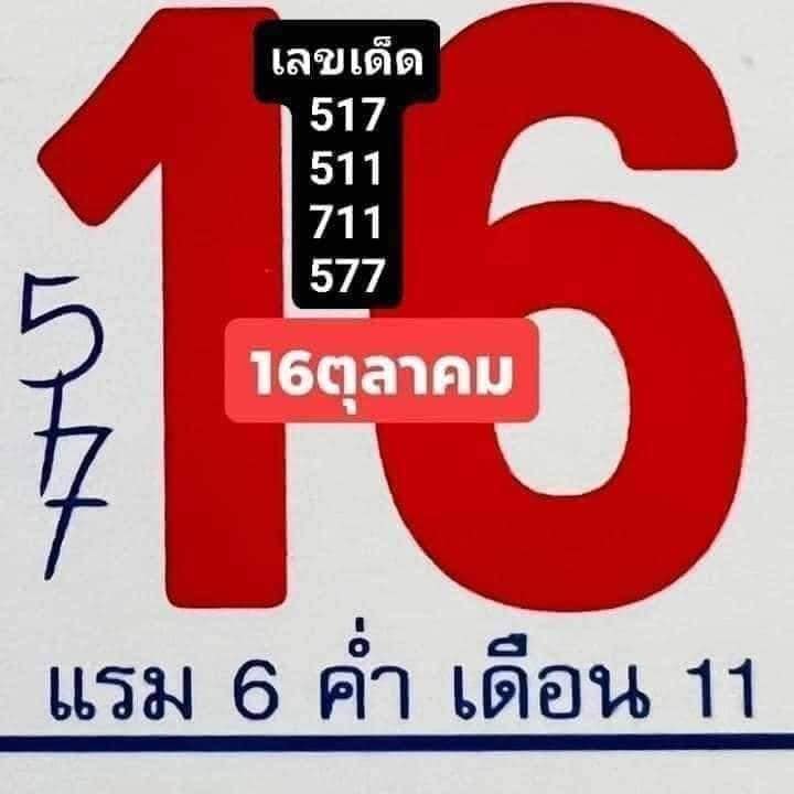 เลขปฏิทิน16-10-65