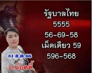 หวยอ.น๊อตตี้ 31/7/66