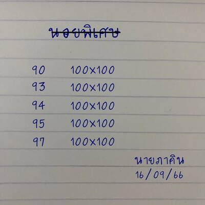 หวยฮานอยวันนี้ 16/9/66 ชุดที่ 7