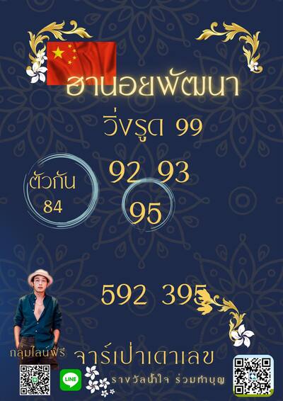 หวยฮานอยวันนี้ 3/9/66 ชุดที่ 4