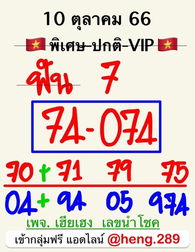 หวยฮานอยวันนี้ 10/10/66 ชุดที่ 8