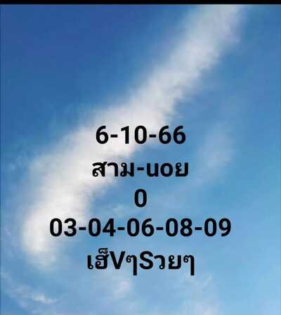 หวยฮานอยวันนี้ 6/10/66 ชุดที่ 7