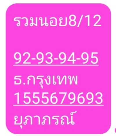 หวยฮานอยวันนี้ 8/12/66 ชุดที่ 5