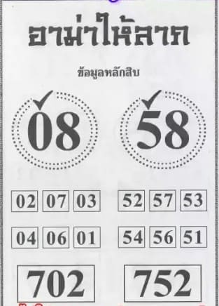 หวยอาม่าให้ลาภ 1/3/67